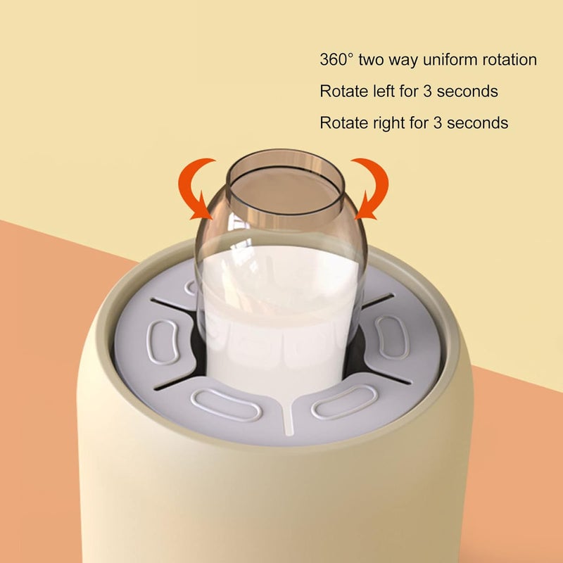 Hilitand Automatic Baby Formula Mixer, Electric Milk Shaker Low Noise, USB Charging, 3 Mixing Modes for Infant Feeding to Avoid Lumpy Reduce Bubbles - Image 2